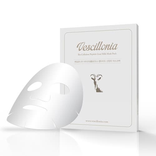 Vescillonia Bio_Cellulose Peptide Goat Milk Mask Pack